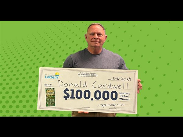 Forsyth County man will use $100,000 win to take a Caribbean cruise