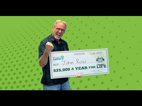 Brunswick County man uses unique strategy to win $25,000 a year for life
