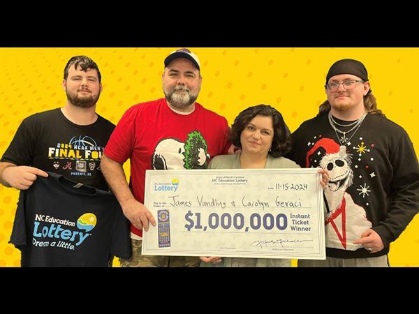 Alamance County man will use $1 million win to take his family to Disney World 