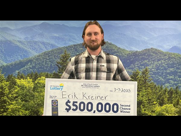 Buncombe County man on $500,000 second-chance win: “Dreams do come true”