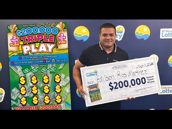 Gaston County man wins $200,000 scratch-off prize