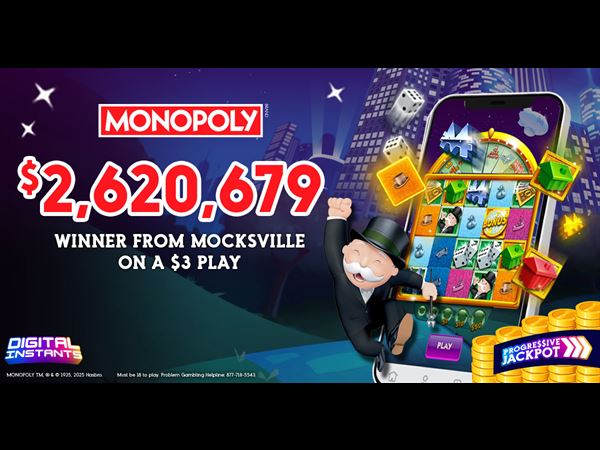 A $2.6 million Monopoly jackpot won Friday in Davie County