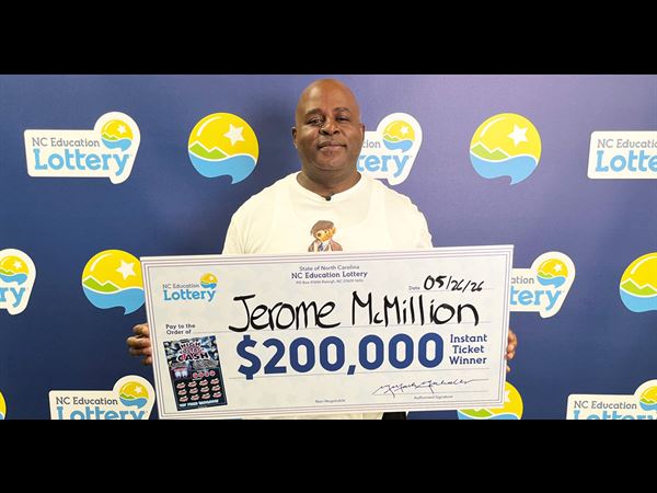 Fayetteville man “in a daze” over $200,000 top prize win