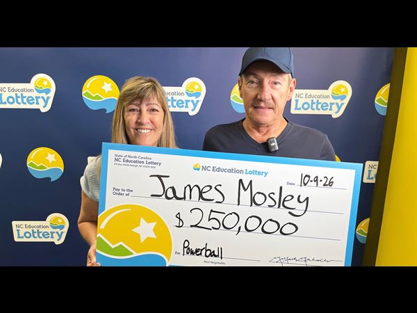 Gaston County man uses family numbers to win $250,000 Powerball prize