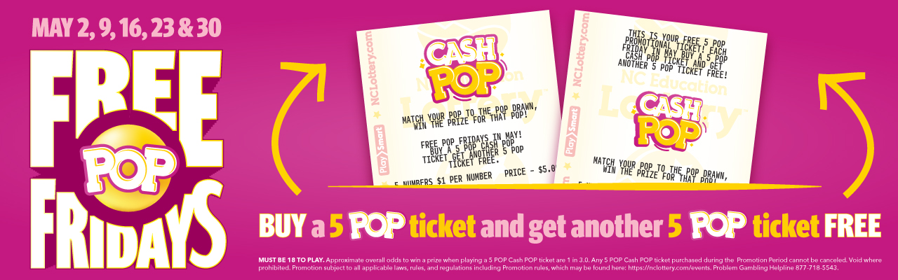 Cash POP Free POP Friday