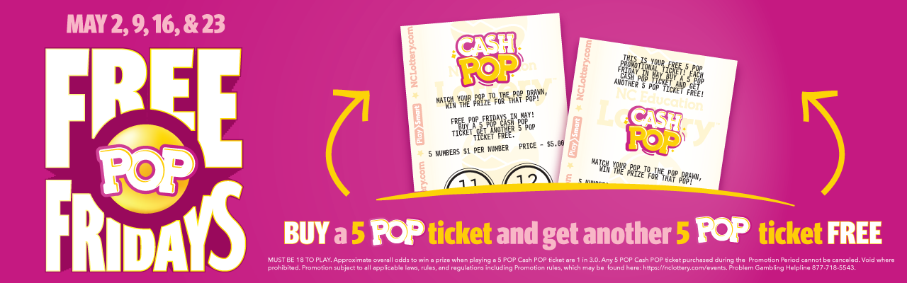 Cash POP Free POP Friday