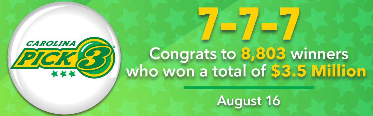 Pick 3 Trips Winners