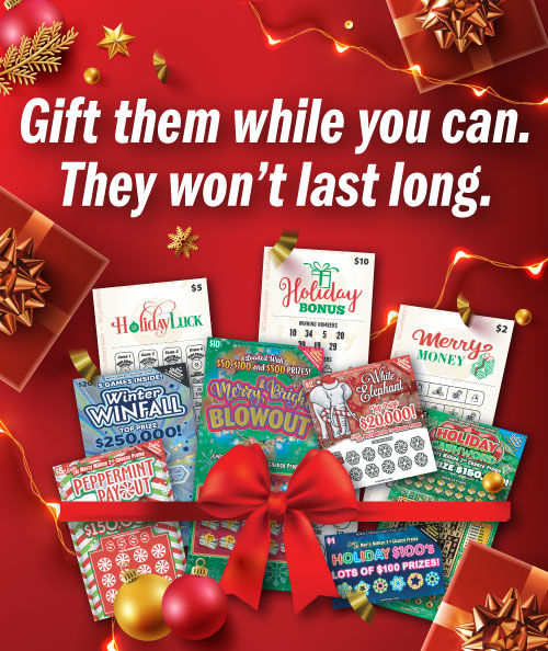 Holiday Scratch Off and Fast Play Games
