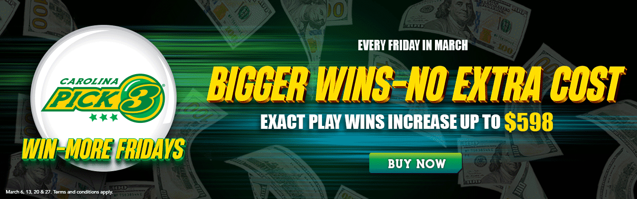 Pick 3 Win More Fridays