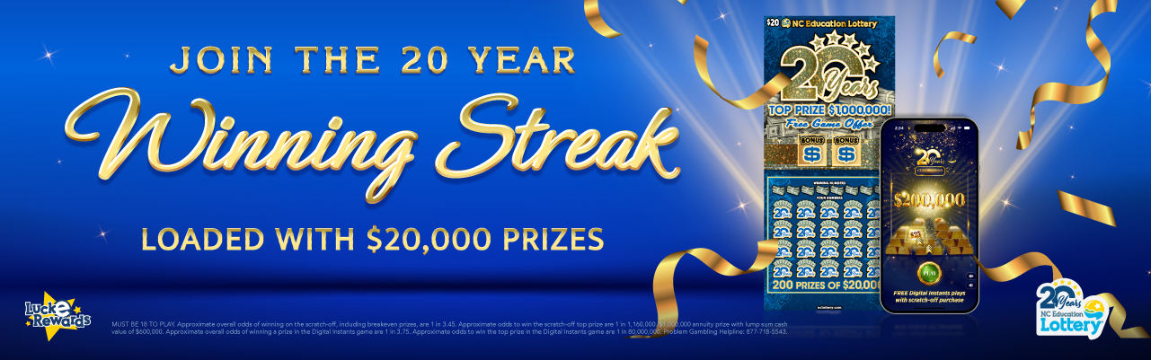 20 Years Scratch Off