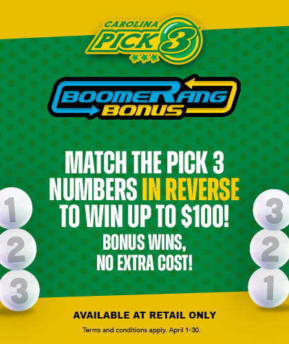 Pick 3 Boomerang Promotion