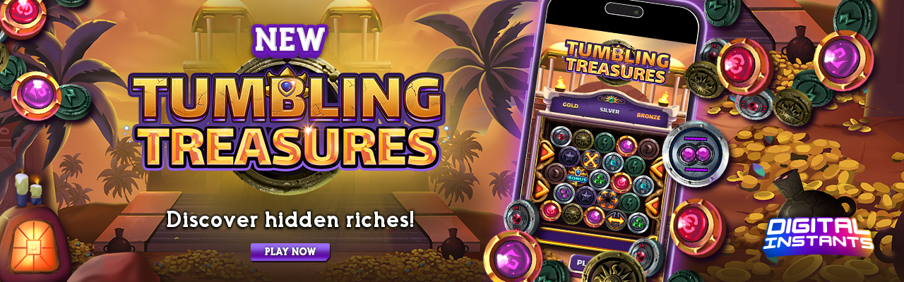 Tumbling Treasures Digital Instant Game