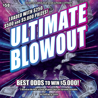Ultimate Blowout scratch-off from North Carolina Lottery