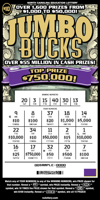 jumbo bucks lotto payout