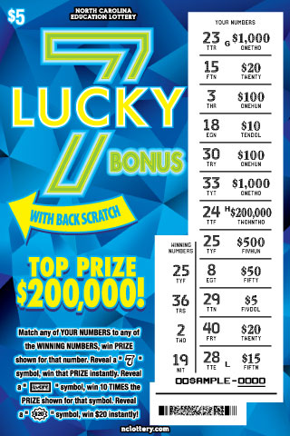 lucky 7 lotto