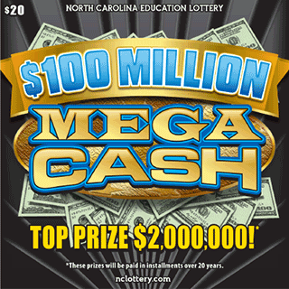 Game logo: $100 Million Mega Cash