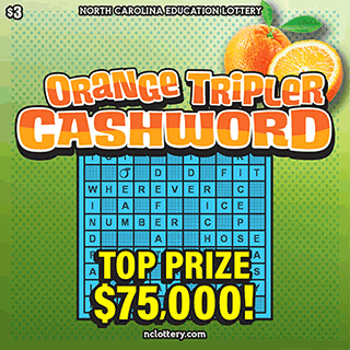 Game logo: Orange Tripler Cashword