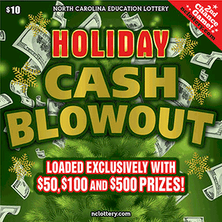 Game logo: Holiday Cash Blowout