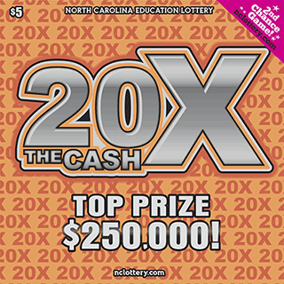 Game logo: 20X The Cash