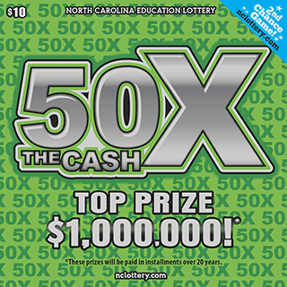 Game logo: 50X The Cash