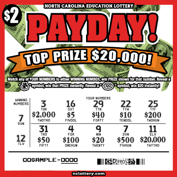 Scratch-Off - Payday! | NC Lottery