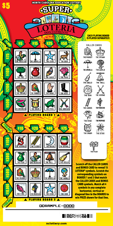 Scratch-Off - Super Loteria | NC Lottery