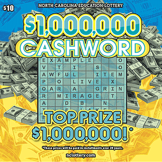 Game logo: $1,000,000 Cashword