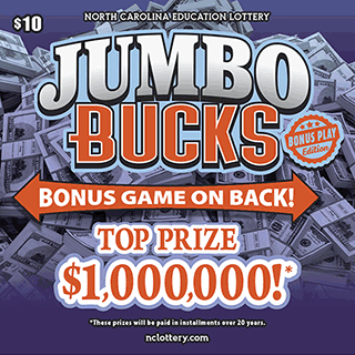 Game logo: JUMBO BUCKS