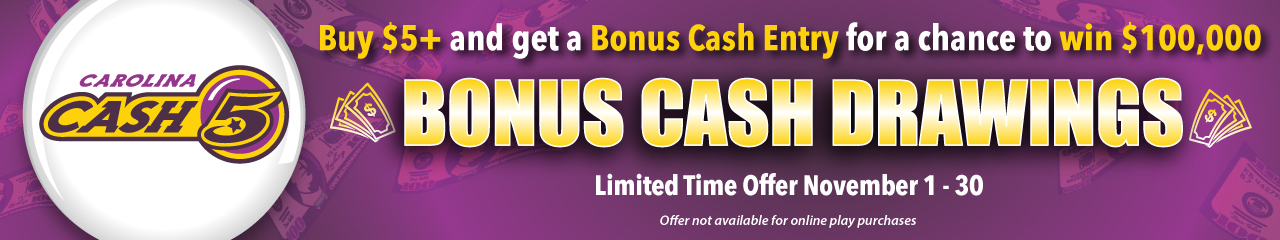 Cash 5 Bonus Cash Image