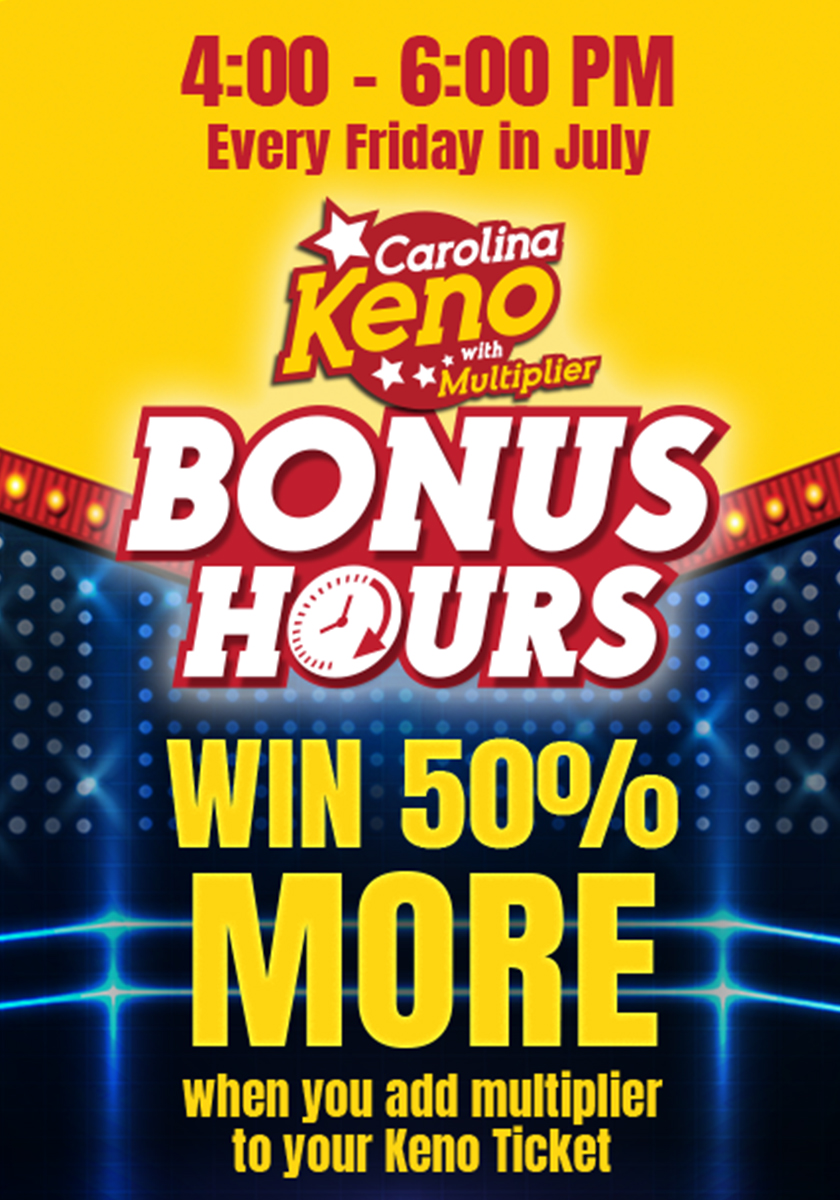 Keno Bonus Hours