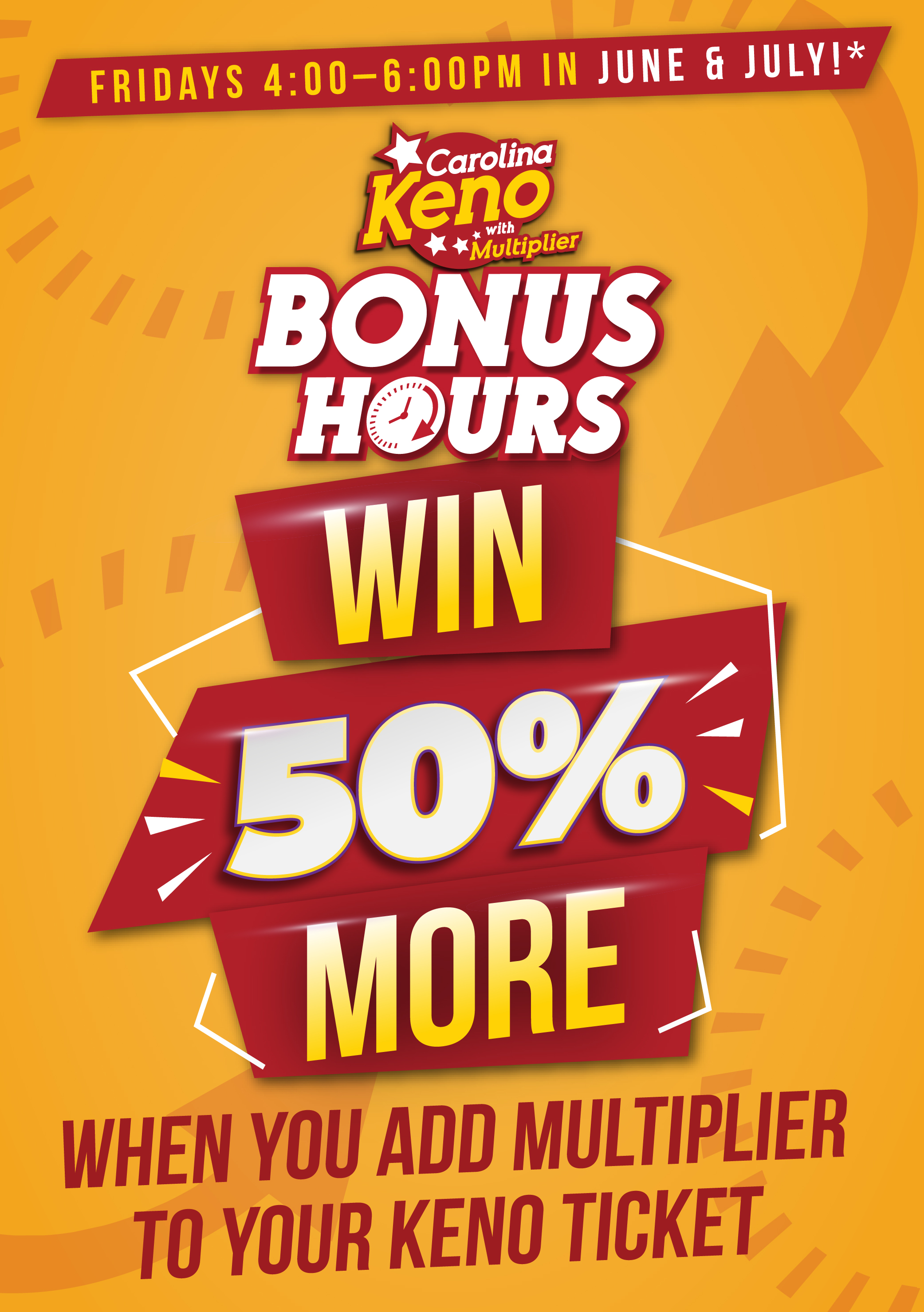 Keno Bonus Hours Promotion