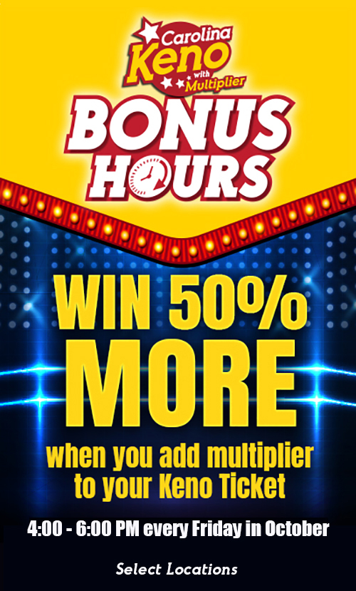 Keno Bonus Hours Promotion